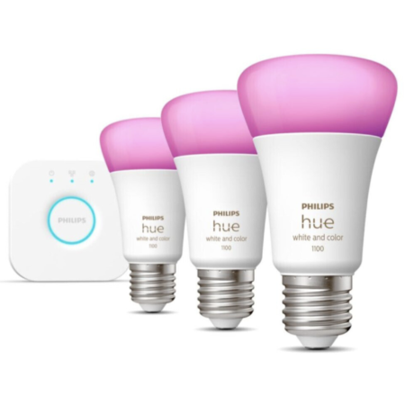 💡 3x Philips hue White & Color Ambiance E27 + Bridge für 115,96€ (statt 136€)