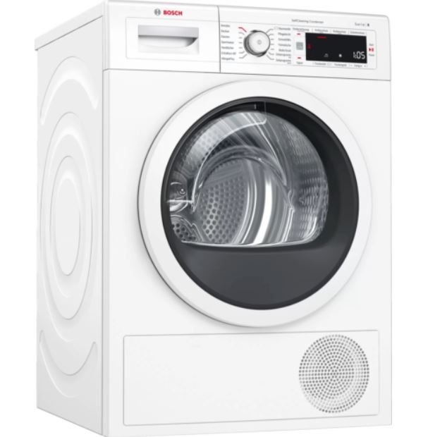 Bosch WTW87541 Serie 8 Wärmepumpen Trockner 9kg für 434€ (statt 513€)