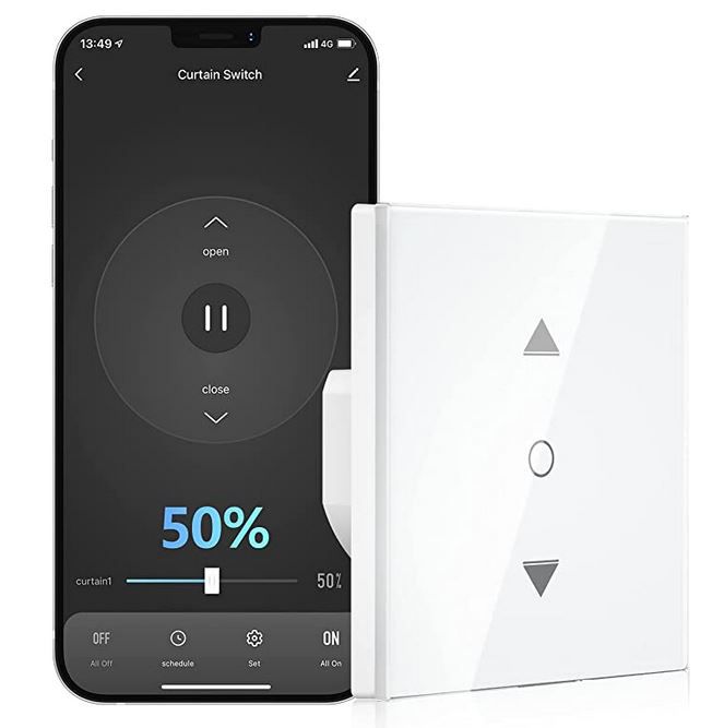 Maxcio WF CS01 smarter Rolladenschalter mit App Alexa & Google für 20,99€ (statt 30€) oder 2 für 33,59€