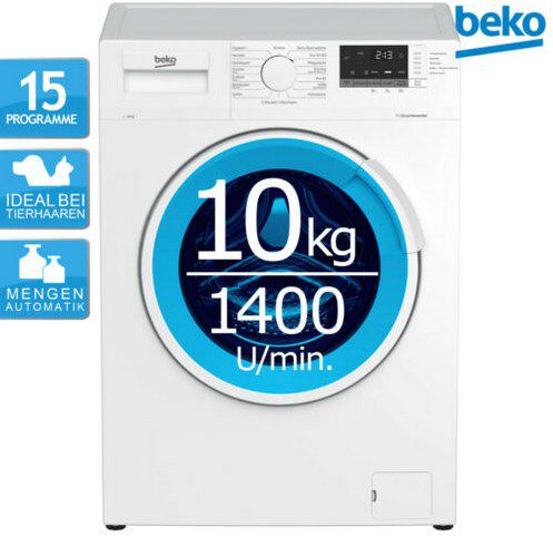 BEKO WMB101434LP1 Waschmaschine mit Nachlegefunktion & 10kg für 296,91€ (statt 359€)