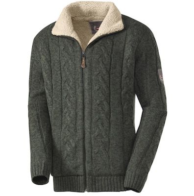 Hinterstoisser Herren Strickjacke mit Teddyfutter für 53,24€ (statt 75€)