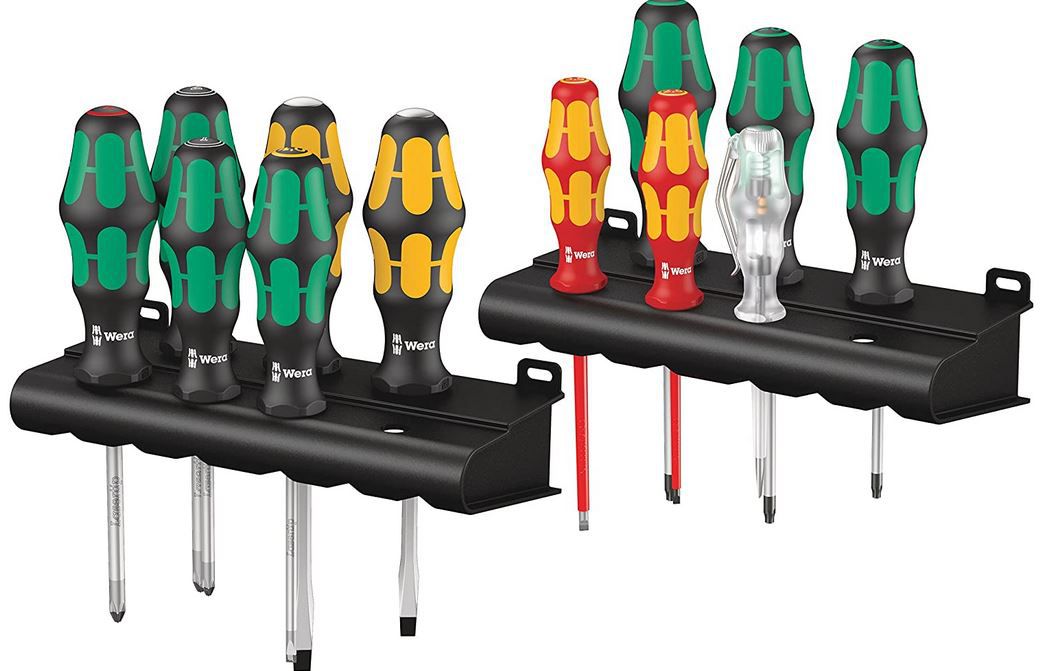 Wera Kraftform XXL 2 Schraubendreher Set 12teilg. + 2 Racks für 34,95€ (statt 41€)