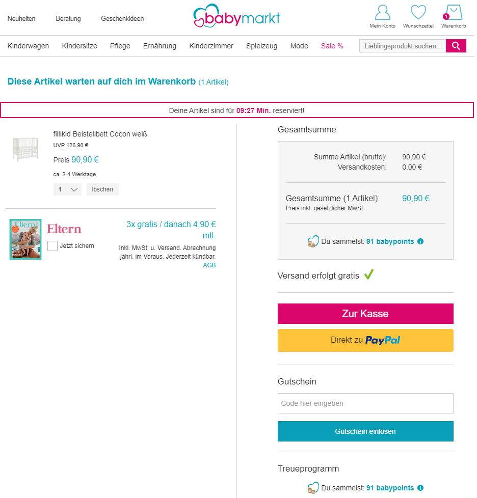 Babymarkt Gutschein: tolle Deals & Rabatte entdecken