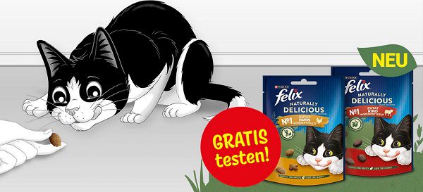 Purina: FELIX® Naturally Delicious gratis ausprobieren