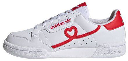 adidas Originals Continental 80 Kinder Sneaker in Weiß/Rot für 31,99€ (statt 50€)