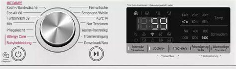 LG V5WD961 Wasch­trock­ner (9kg/6kg & 1370 U/Min.) mit App Anbindung für 639€ (statt 698€)