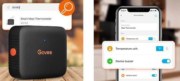 Govee Bluetooth Grillthermometer mit Timer & Alarmfunktion für 10,49€ (statt 15€)   Prime