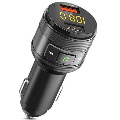 ZeaLife Bluetooth FM Transmitter mit 2x USB & QC3.0 für 6€   Prime