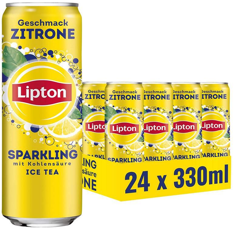 24x0,33L Lipton Ice Tea Sparkling Zitrone ab 16,19€ (statt 24€)