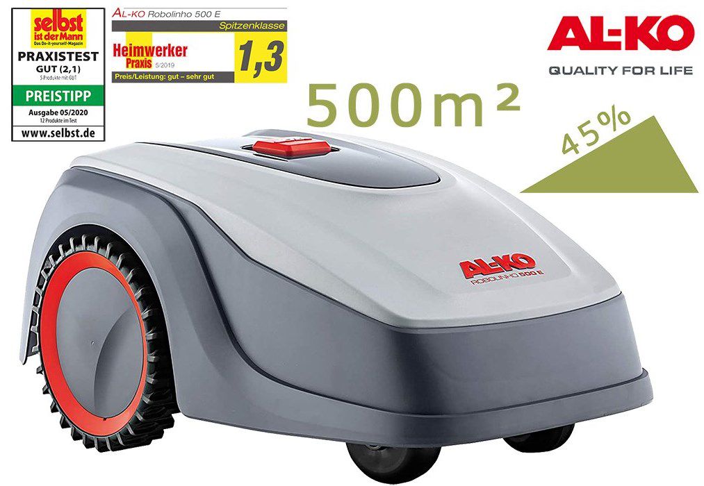 AL KO Mähroboter Robolinhno 500 E bis 500m² für 499,95€ (statt 550€)