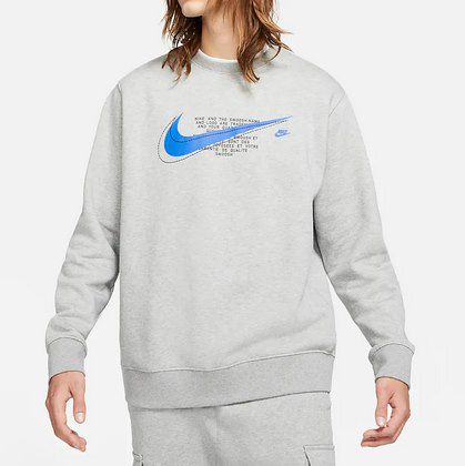 Nike Court Crew Sweatshirt in Grau für 31,58€ (statt 43€)