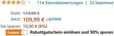 Airthereal APH230C Luftreiniger mit HEPA Kombifilter (bis 45m²) für 76,99€ (statt 110€)