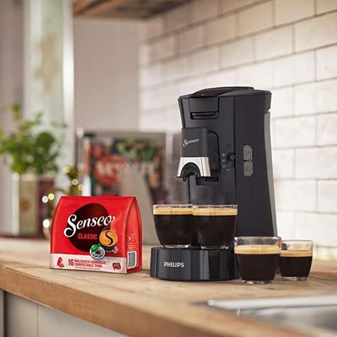 Philips Senseo Select ECO CSA240/20 Kaffeepadmaschine + 100 Gratispads für 55,99€ (statt 65€)