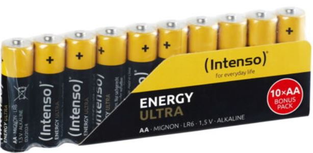 100er Pack Intenso Energy Ultra AA Batterien für 18,99€ (statt 22€)