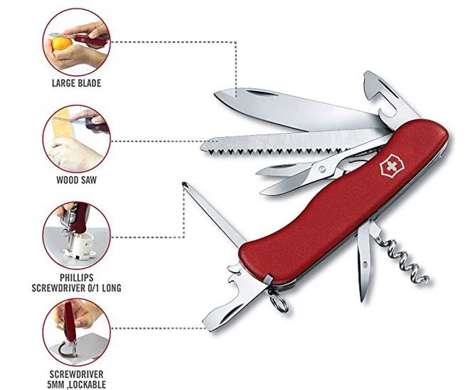 Victorinox Bosch   Outrider Schweizer Taschenmesser für 31,99€ (statt 37€)