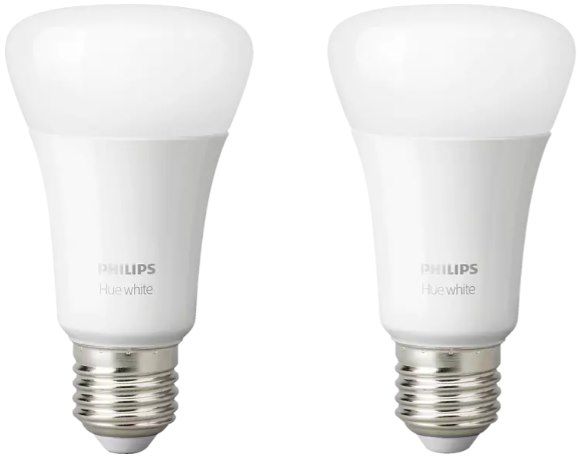 Philips Hue White Starter Set 2 x E27 + Bridge ab 45,18€ (statt 58€)