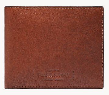 Fossil Große Bifold Geldbörse Gregg mit Münzfach in braun für 27,60€ (statt 69€)