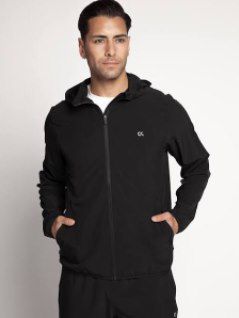 Calvin Klein Herren Sportjacke in schwarz für 34,33€ (statt 64€)