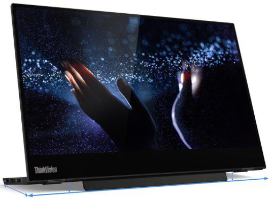 Lenovo ThinkVision M14t USB C Bildschirm mit Touchscreen für 236,88€ (statt 327€)