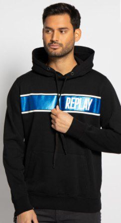 Replay Sweatshirt in Schwarz oder Weiß für 36,25€ (statt 50€)