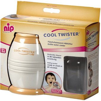 NIP Fläschenwasser Abkühler COOL TWISTER first moments in orange/beige für 24,94€ (statt 33€)