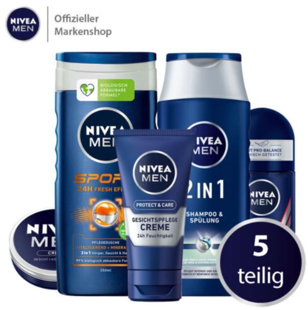 NIVEA Vorteilspack 5tlg. Pflege Produkte für 13,99€ (statt 17€)