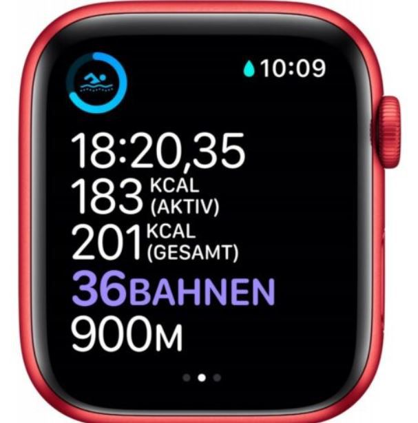 Apple Watch Series 6 (GPS) 40mm Aluminium in Rot für 309,90€ (statt 335€)