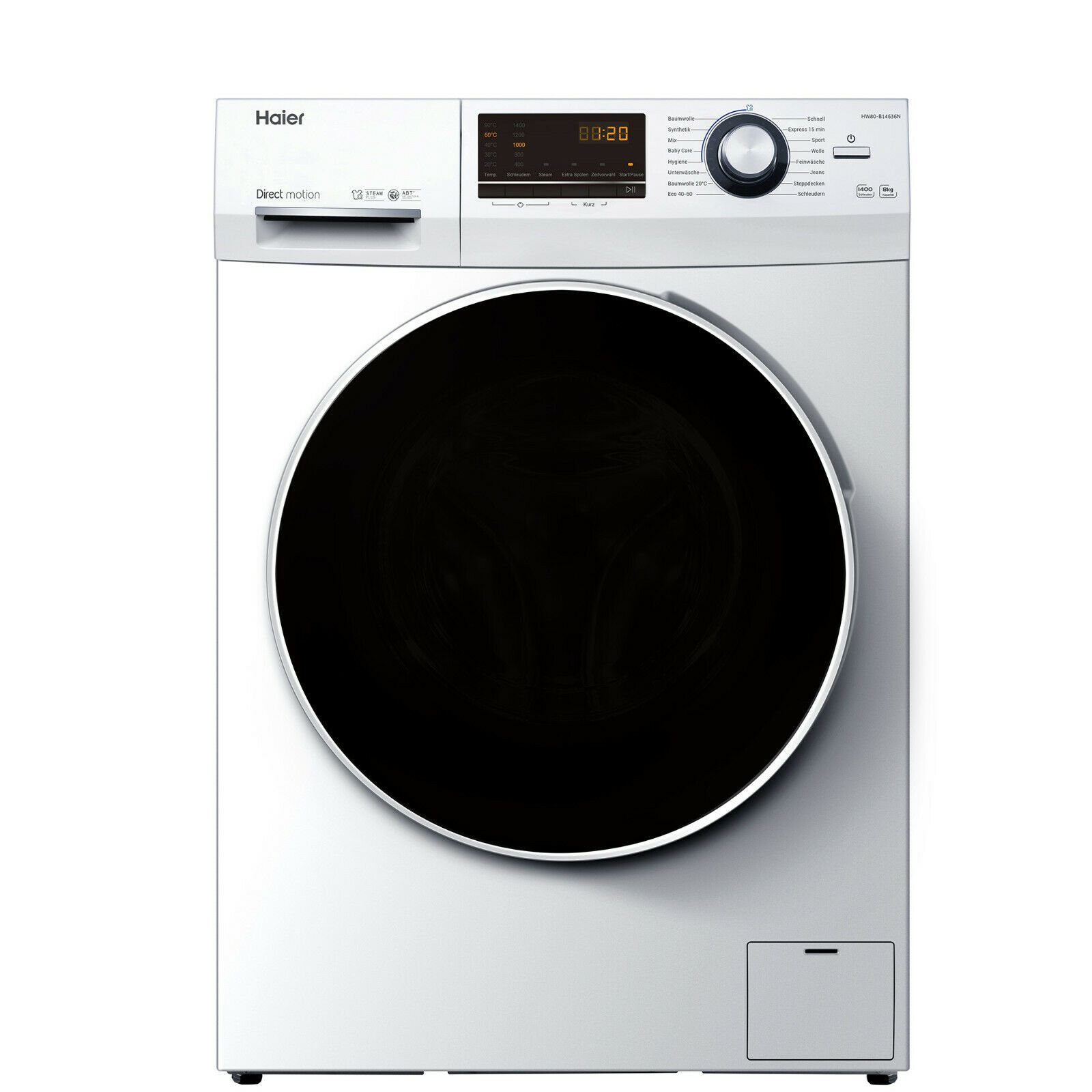 Haier HW80 B14636N Waschmaschine mit 8kg & Direct Motion Motor für 333€ (statt 440€)