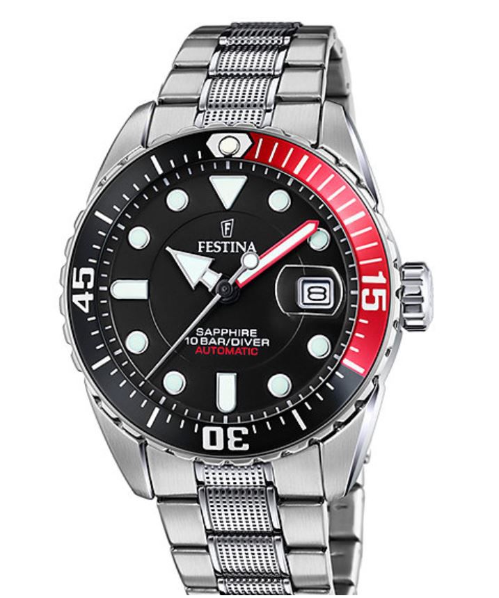 Festina F20480/4 Herren Automatik Uhr Saphirglas für 129,74€ (statt 152€)
