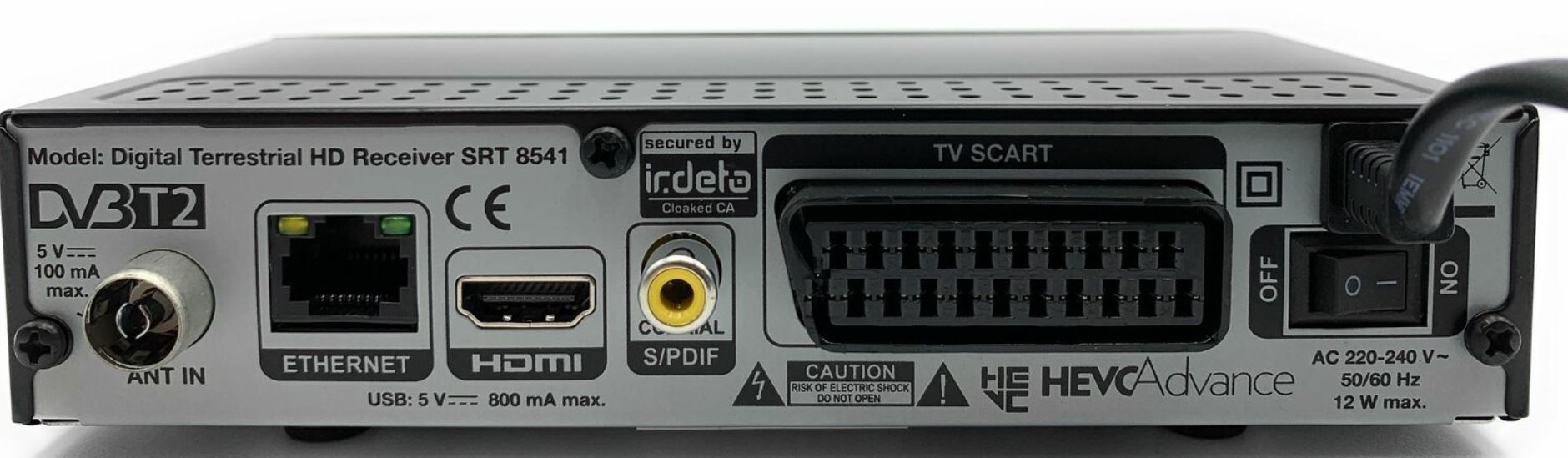 Strong SRT 8541 DVB T2 HD Receiver Mediaplayer für 17,99€ (statt 22€)