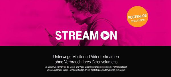 Für MagentaMobil L XL bzw. L XL Young sowie zur Family Card L XL StreamOn gratis dazu