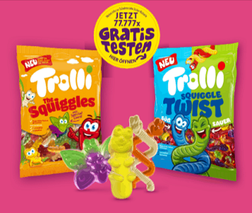 Fruchtgummis von Trolli kostenlos ausprobieren