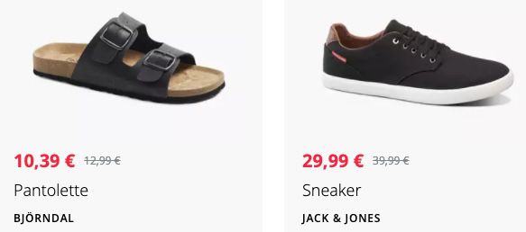 Deichmann: 20% Rabatt auf ausgewählte Sommerschuhe + 10% Gutschein ab 30€