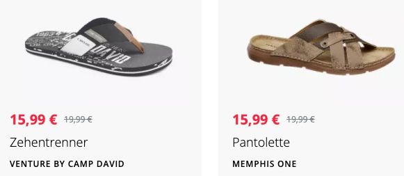 Deichmann: 20% Rabatt auf ausgewählte Sommerschuhe + 10% Gutschein ab 30€