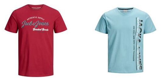 4er Pack T Shirts von Jack & Jones, Mustang uvm. zum Preis von 3   z.B. 4x Jack & Jones Shirt ab 28,96€