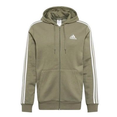 adidas Performance Sweatjacke Oliv Weiß für 29,90€ (statt 49€)   S,M,L