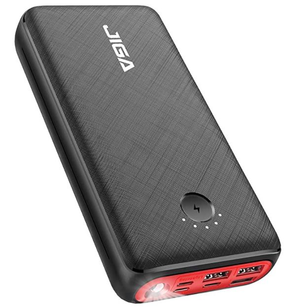 JIGA Powerbank mit 30.000mAh inkl. Taschenlampe für 22,83€ (statt 37€)