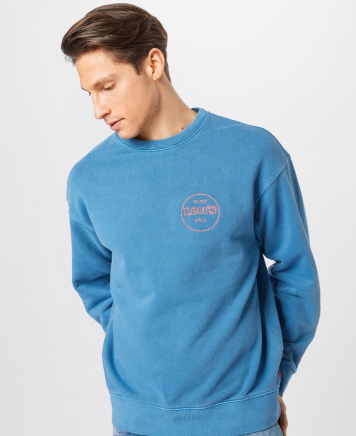 Levis Relaxed Graphic Crew Sweatshirt in Sapphire Blue für 34,90€ (statt 50€)