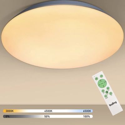 LED Deckenleuchte 30cm dimmbar mit Fernbedienung 24W 2640LM IP54 für 20,39€ (statt 34€)