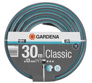 Gardena Classic Schlauch 13 mm (1/2 Zoll, Länge 30m) ab 13,99€ (statt 26€)