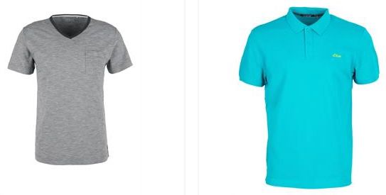 s.Oliver T Shirts in Restgrößen ab 7,20€ und Poloshirts ab 9€   keine VSK ab 30€