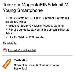 MagentaEins + Young: Apple iPhone 12 + AirPods Pro für 99€ + Telekom Allnet Flat mit 30GB LTE/5G für 39,95€ mtl.