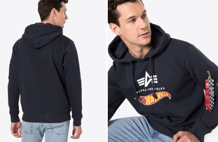 Alpha Industries Hot Wheels Sweatshirt für 47,94€ (statt 80€)