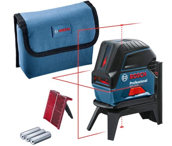 Bosch GCL 2 15 Kreuzlinienlaser inkl. Tasche für 93,99€ (statt 111€)