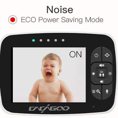 CACAGOO Babyphone mit Kamera & 3,5 Zoll Display für 39,49€ (statt 80€)