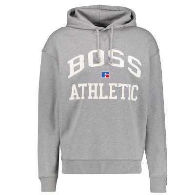 BOSS Herren Sweatshirt Safa RA mit Kapuze in Grau für 81,72€ (statt 125€)