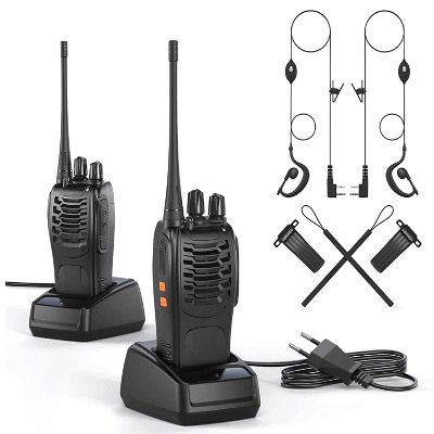 Owsoo Walkie Talkie 2er Set Funkgeräte 1500mAh mit 6km Reichweite für 29,98€ (statt 40€)