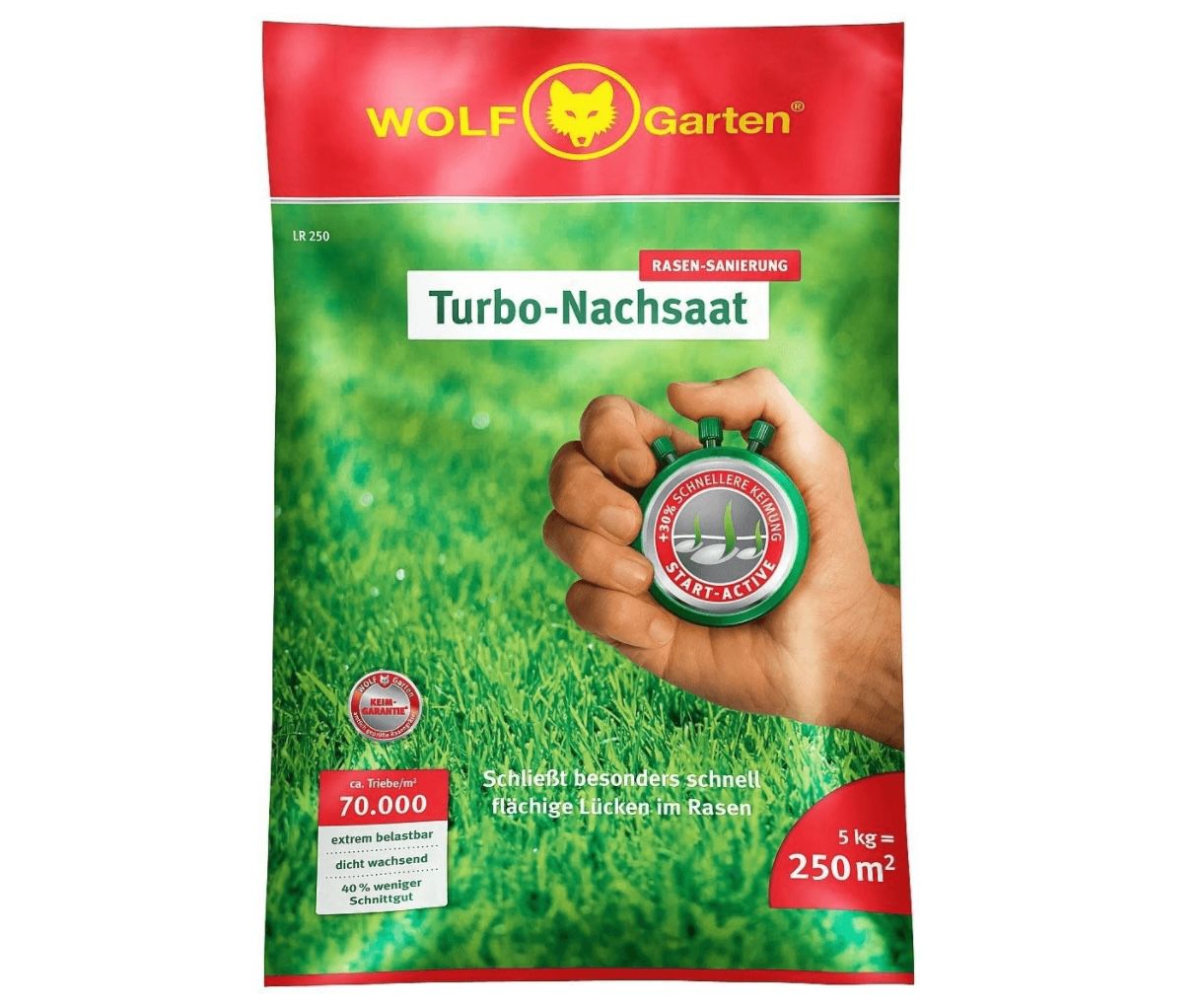 WOLF Garten LR 250 Turbo Nachsaat für 250 m² für 29,99€ (statt 40€)