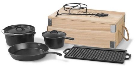 Grillmeister 7 teiliges Dutch Oven Set für 59,99€ (statt 75€)