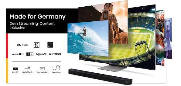 Samsung GU55AU7179   55 Zoll Crystal UHD Fernseher für 413,10€ (statt 489€)